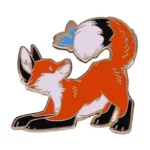 broche renard design