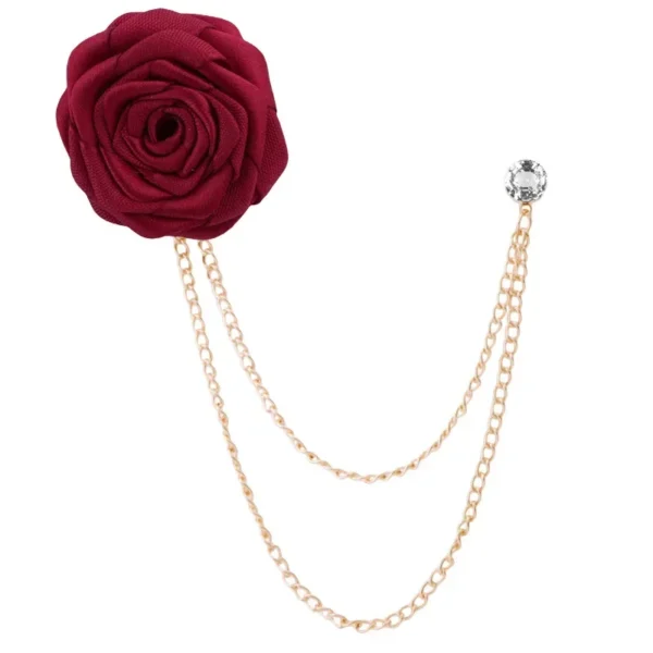 broche tendance strass rose