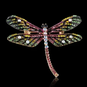 bijou libellule coloré