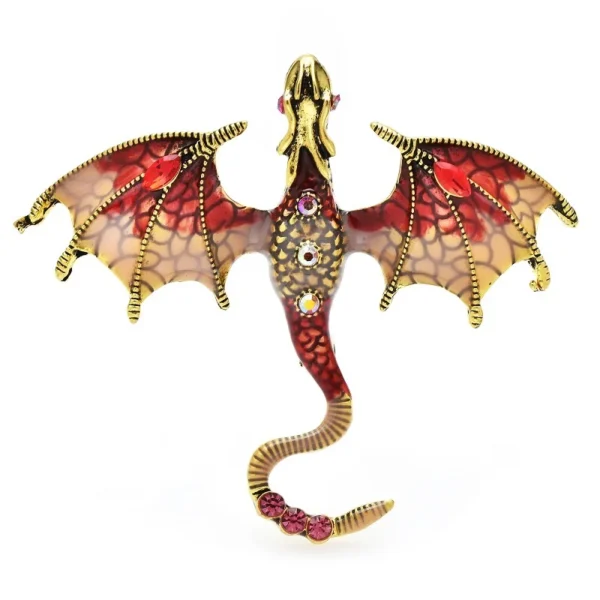 broche fantaisie dragon