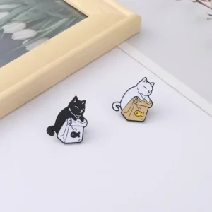 lot de broche chat