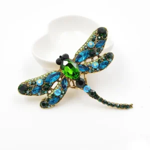 bijou libellule en métal