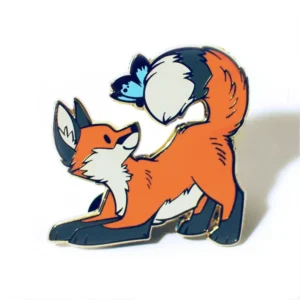 broche pin's renard