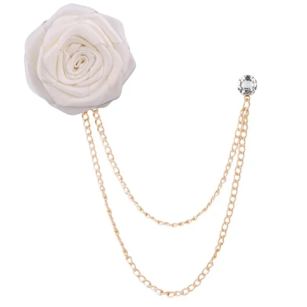 ornement broche strass rose