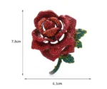 broche rose moderne pour soirée