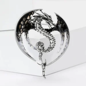 broche dragon ancien