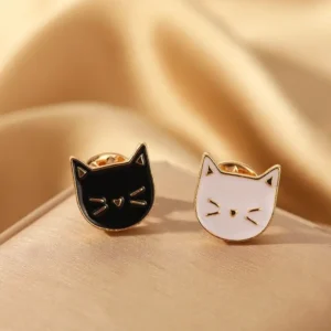 lot broche tête de chat