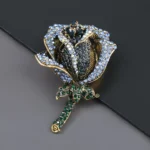 accessoire floral broche rose