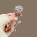bijou strass rose pour femme