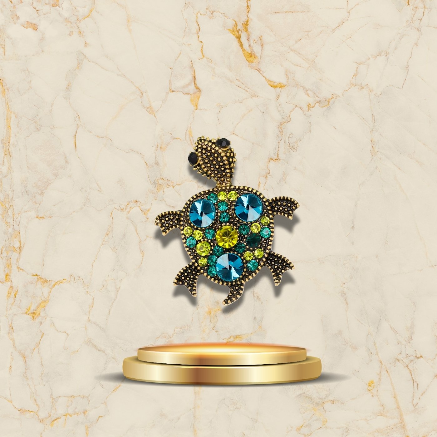 Broche Ancienne tortue - Détails délicats et uniques