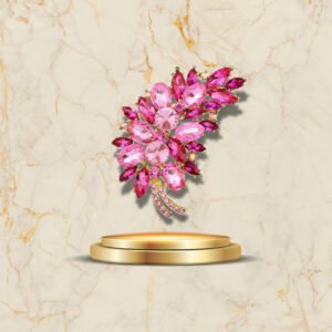 Bijou broche mariage soirée gala femme élégante