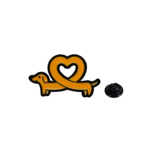 Broche Chien Coeur