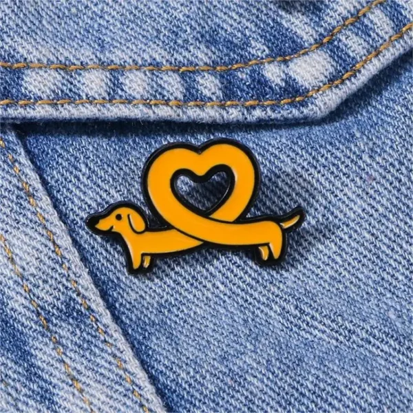 Broche Chien Coeur – Image 4