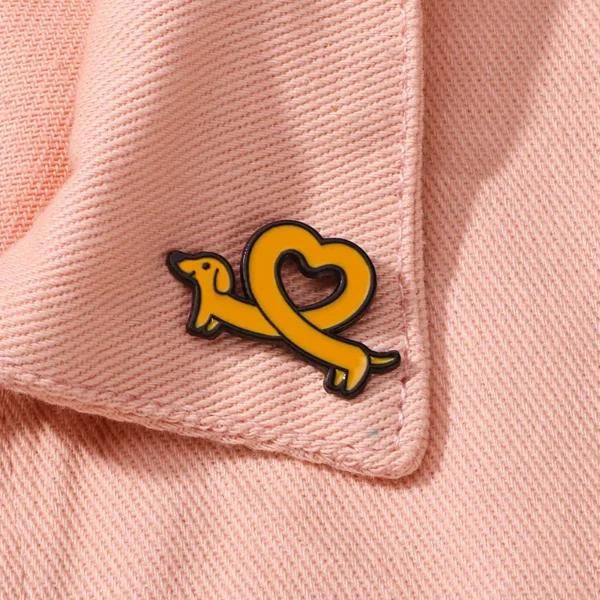 Broche Chien Coeur – Image 5