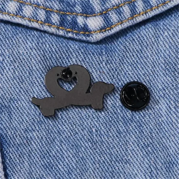 Broche Chien Coeur – Image 3