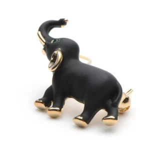 bijou éléphant noir