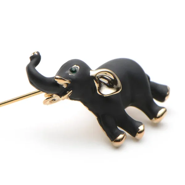 accessoire éléphant noir