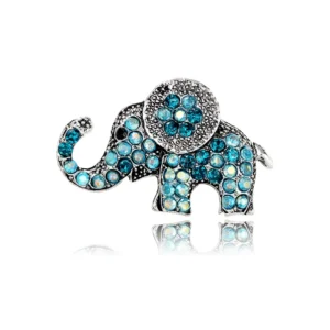 broche éléphant style délicate