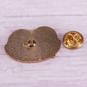 broche hibou en métal