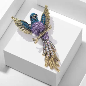 bijou art deco oiseau