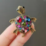 broche ancienne tortue