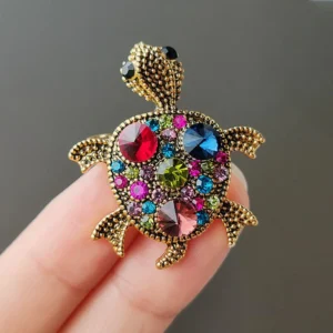 broche ancienne tortue