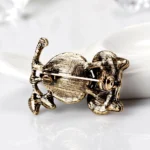 bijou hibou vintage