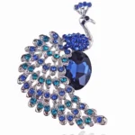 broche en forme de paon