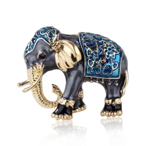 broche éléphant vintage