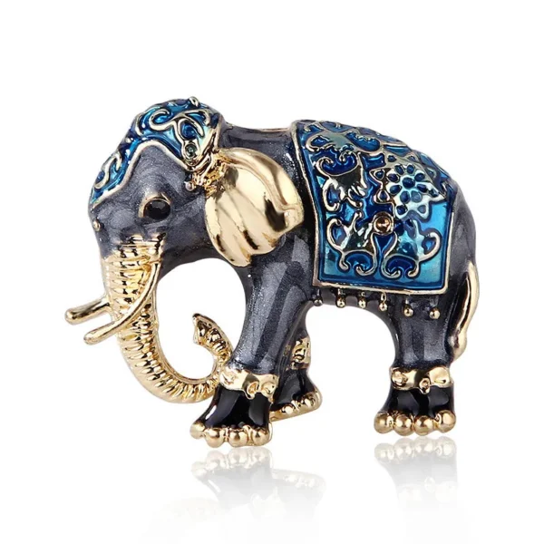 broche éléphant vintage