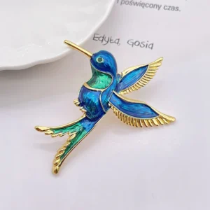 broche en forme d'oiseau
