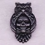 broche hibou Halloween