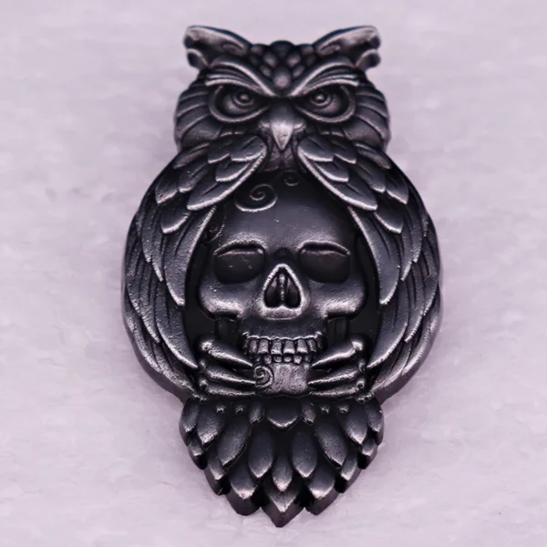 broche hibou Halloween