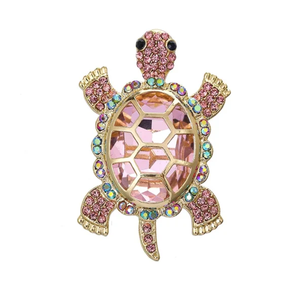 broche en forme de tortue
