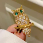 accessoire hibou art nouveau
