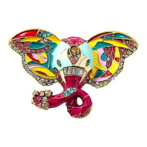 broche éléphant art nouveau
