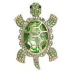 broche tortue élégante