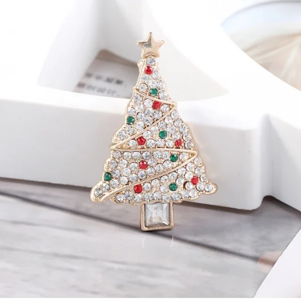 sapin Noël broche vintage