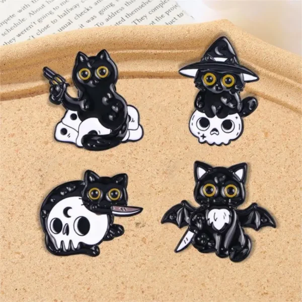 Chat noir sorcier