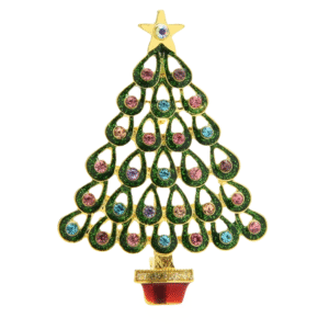 Broche Sapin De Noël Vintage