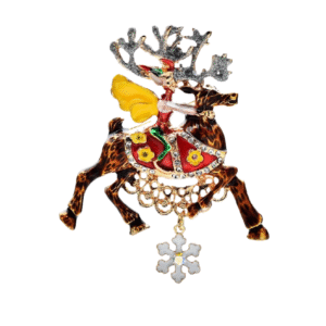 Broche Renne De Noël
