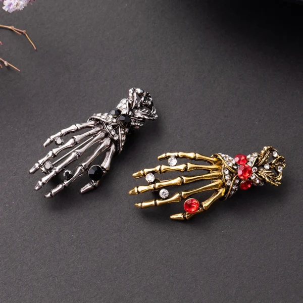 broche strass Halloween ambiance fête