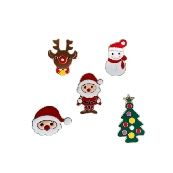 broche métal noël