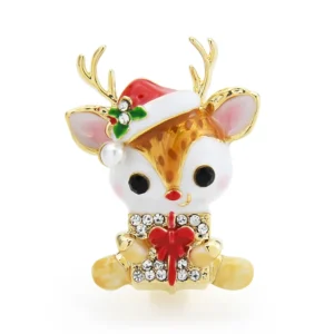Broche Biche De Noël