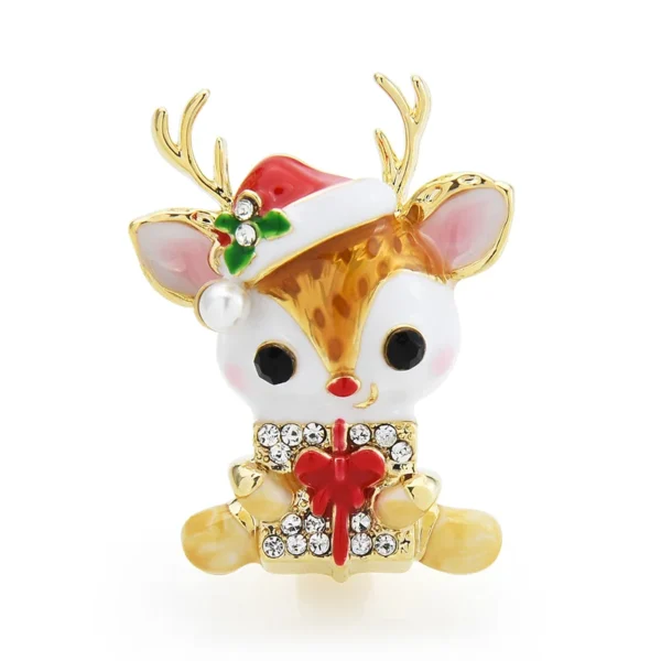 Broche Biche De Noël