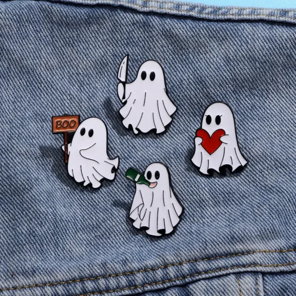 fantôme avec couteau broche