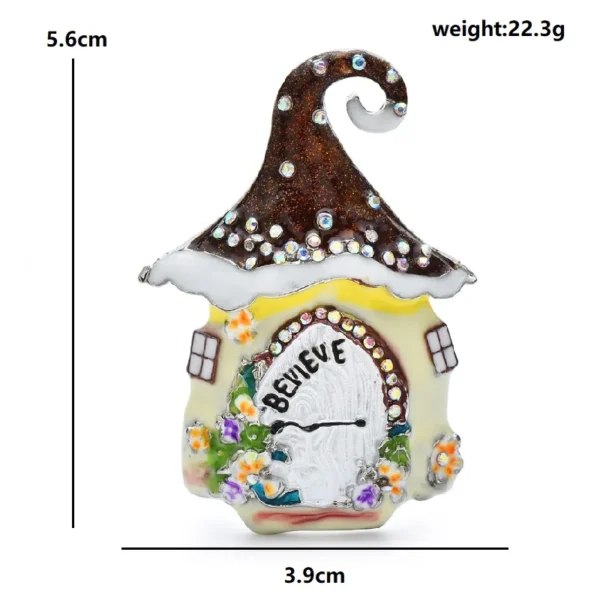 Broche Petite Maison De Noël – Image 3