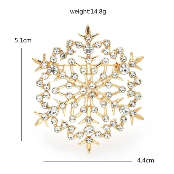 bijou tendance flocon de neige