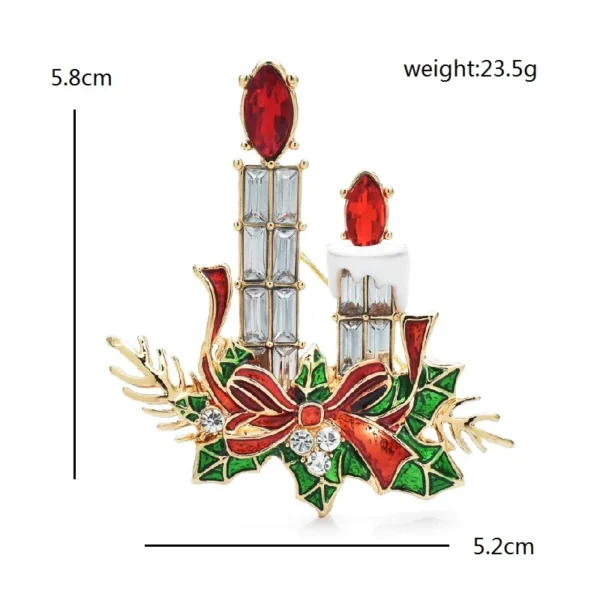 Broche Motif Noël – Image 3