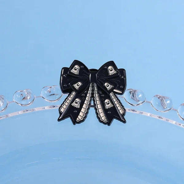 accessoire halloween broche nœud